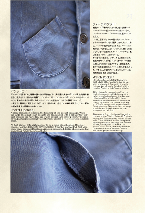 服ヲ掘ルvol.5 Work Jacket & Pants
