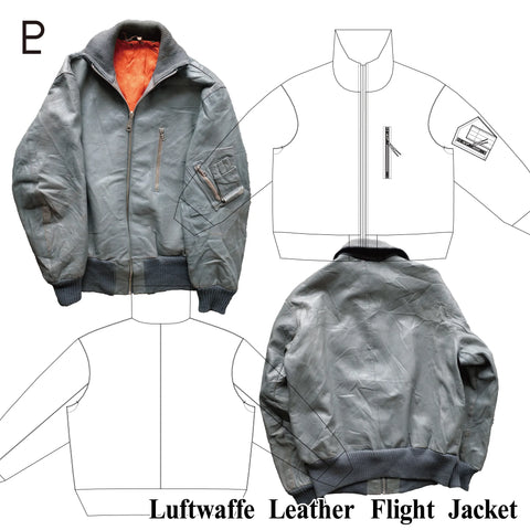Luftwaffe Leather Flight Jacket