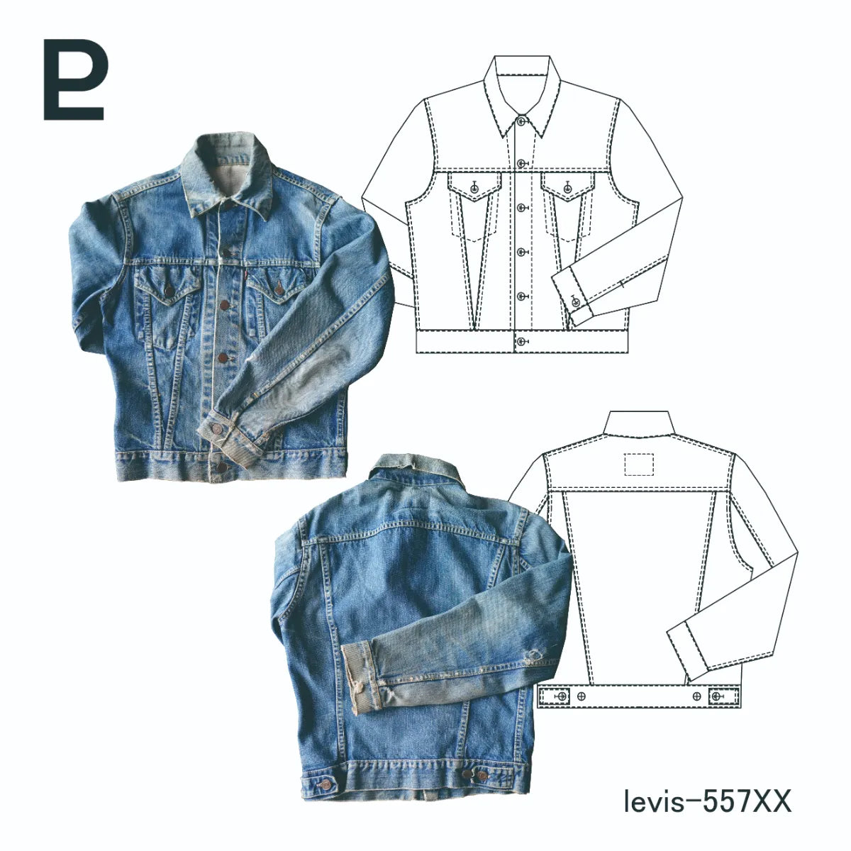 Pattern Labo Vintage Levi's 557XX – PATTERN LABO