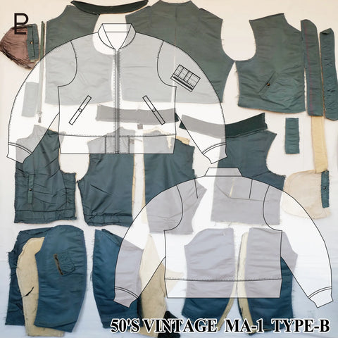 50'S VINTAGE MA-1 TYPE-B